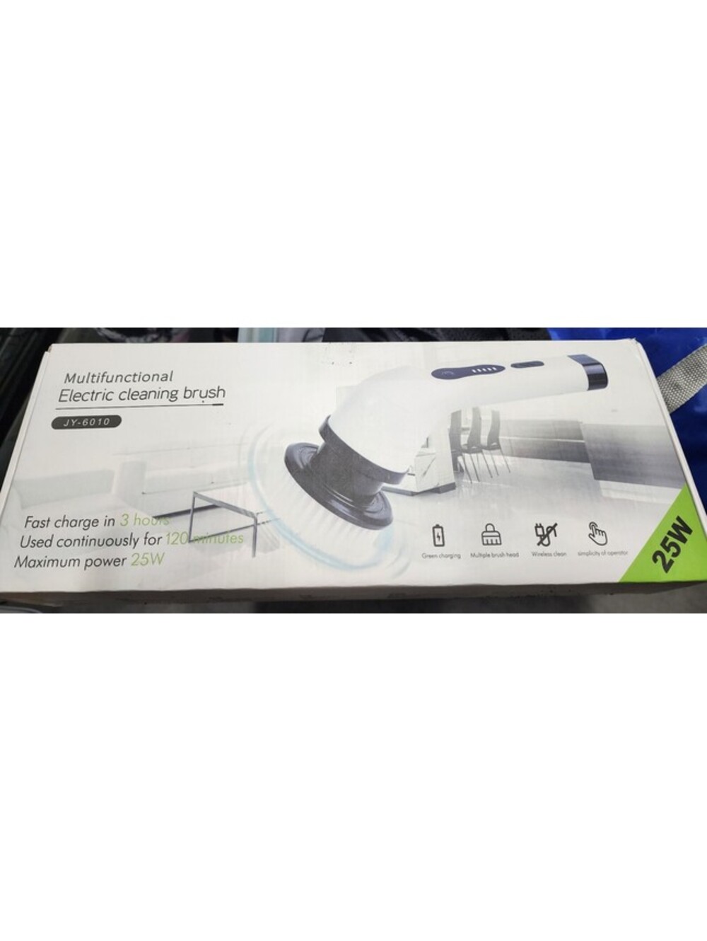 JY-6010 Multifunctional Electric Cleaning Brush 25W